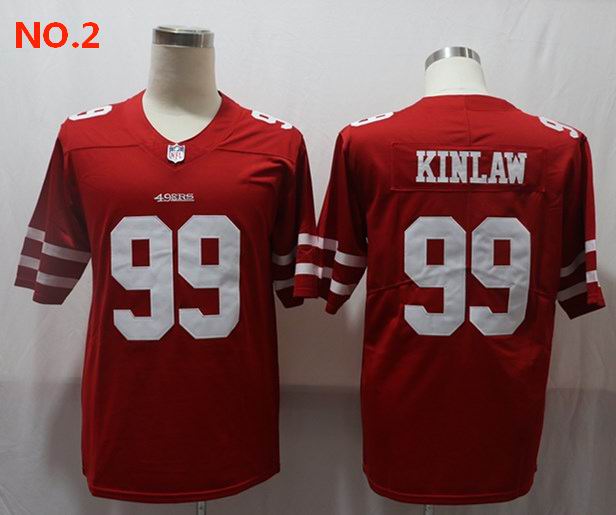 San Francisco 49ers #99 Javon Kinlaw Men's Jerseys-1